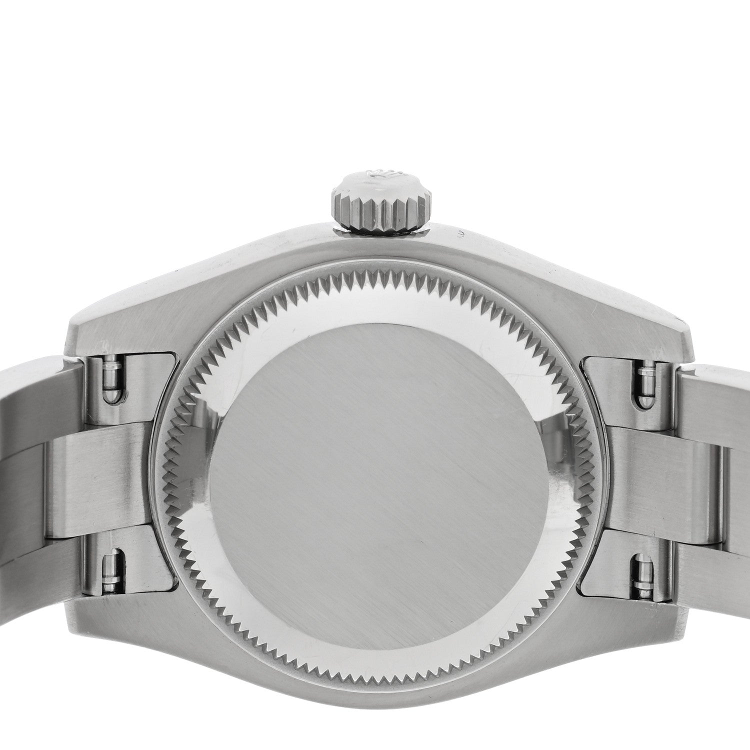 Rolex Stainless Steel 26mm Oyster Perpetual Watch Blue Index 176200 4 of 4