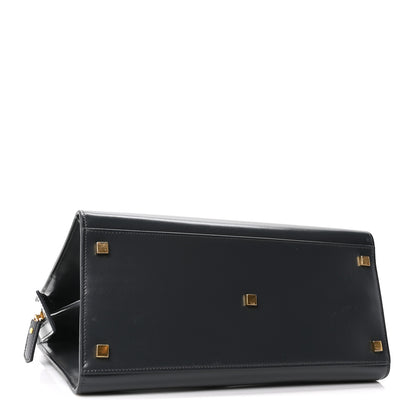 Saint Laurent Shiny Calfskin Medium Uptown Tote Black 4 of 10