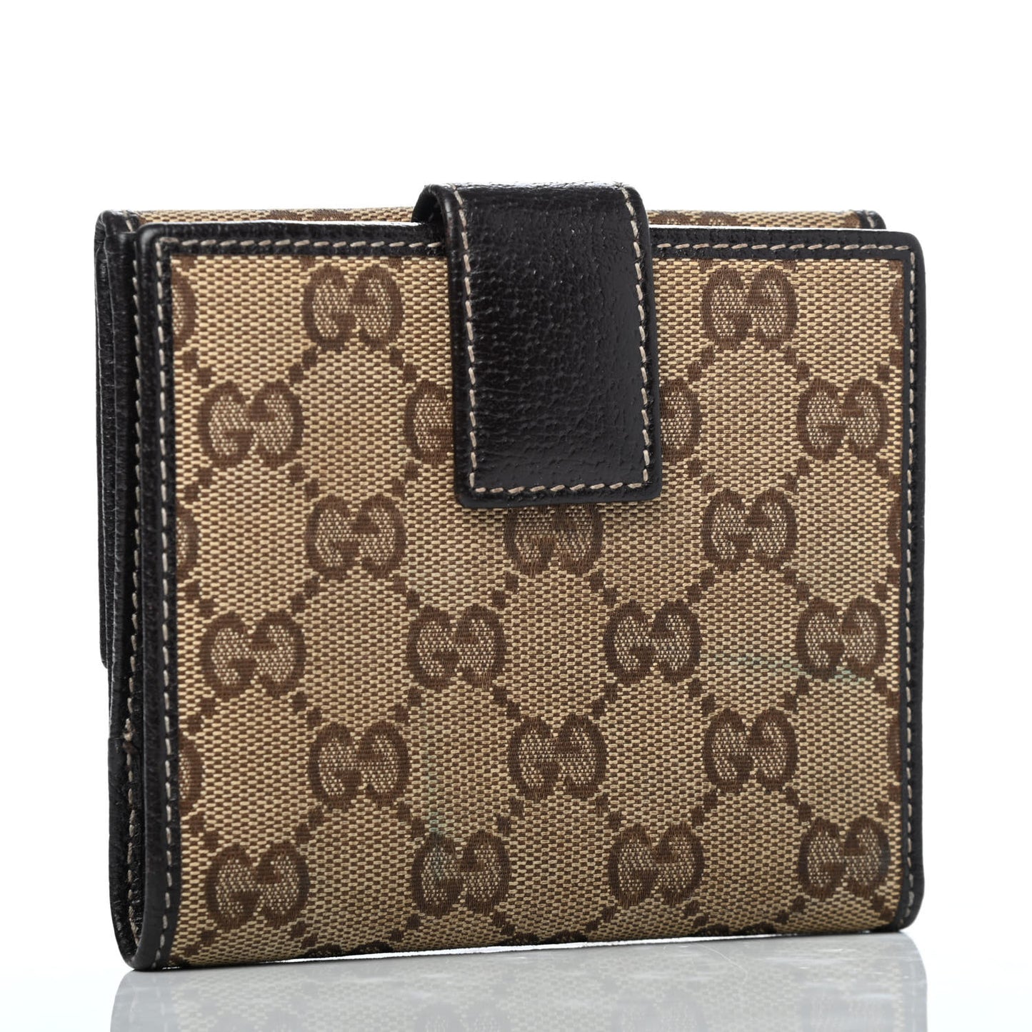 Monogram Princy Compact French Flap Wallet Brown