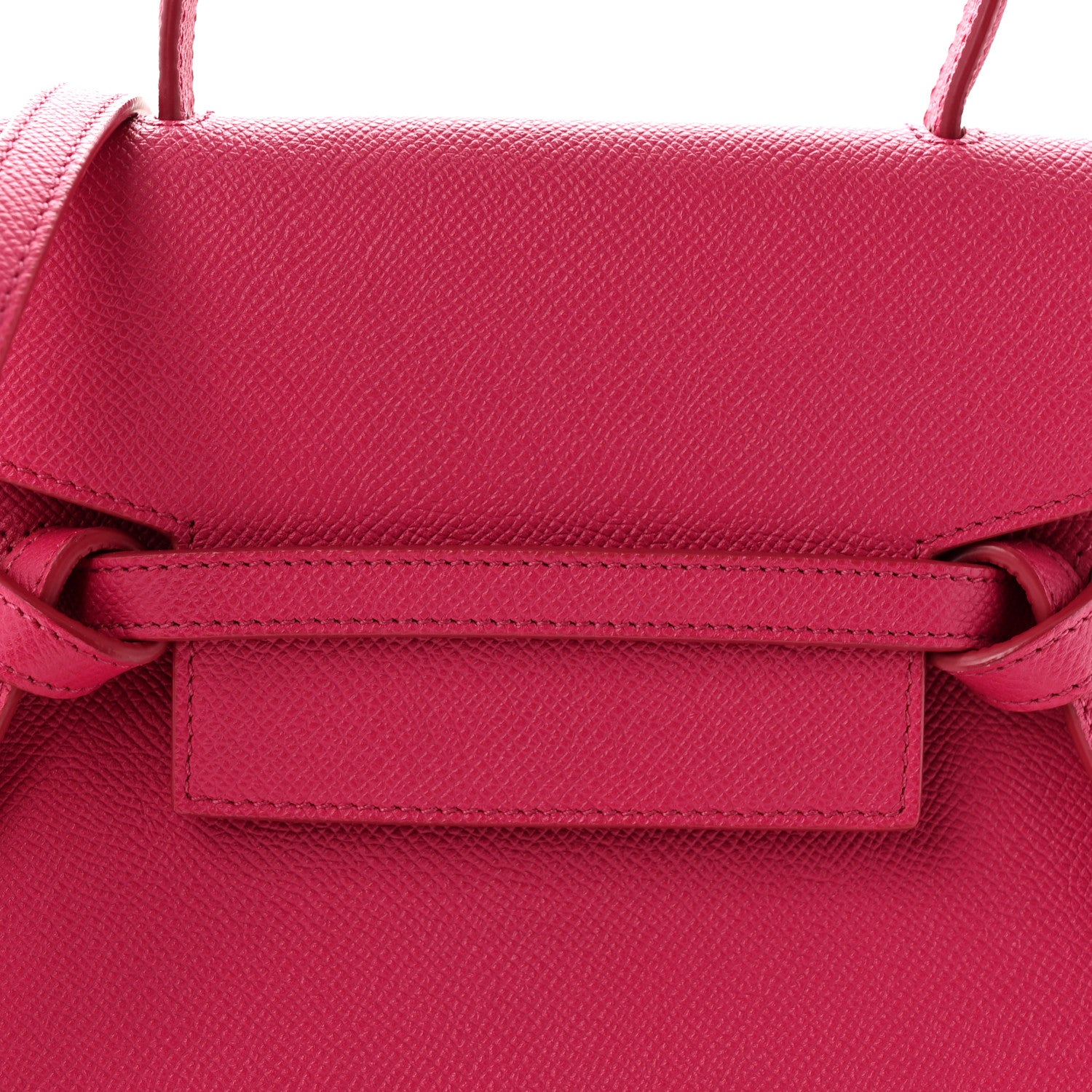 Celine Grained Calfskin Nano Belt Bag Raspberry 8 of 10