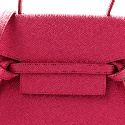 Celine Grained Calfskin Nano Belt Bag Raspberry 8 of 10