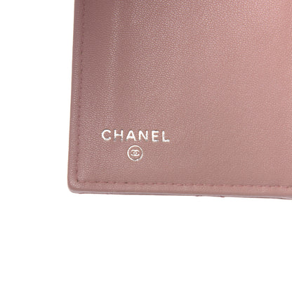 Chanel Lambskin Quilted CC Box Flap Wallet Light Pink 6 of 16