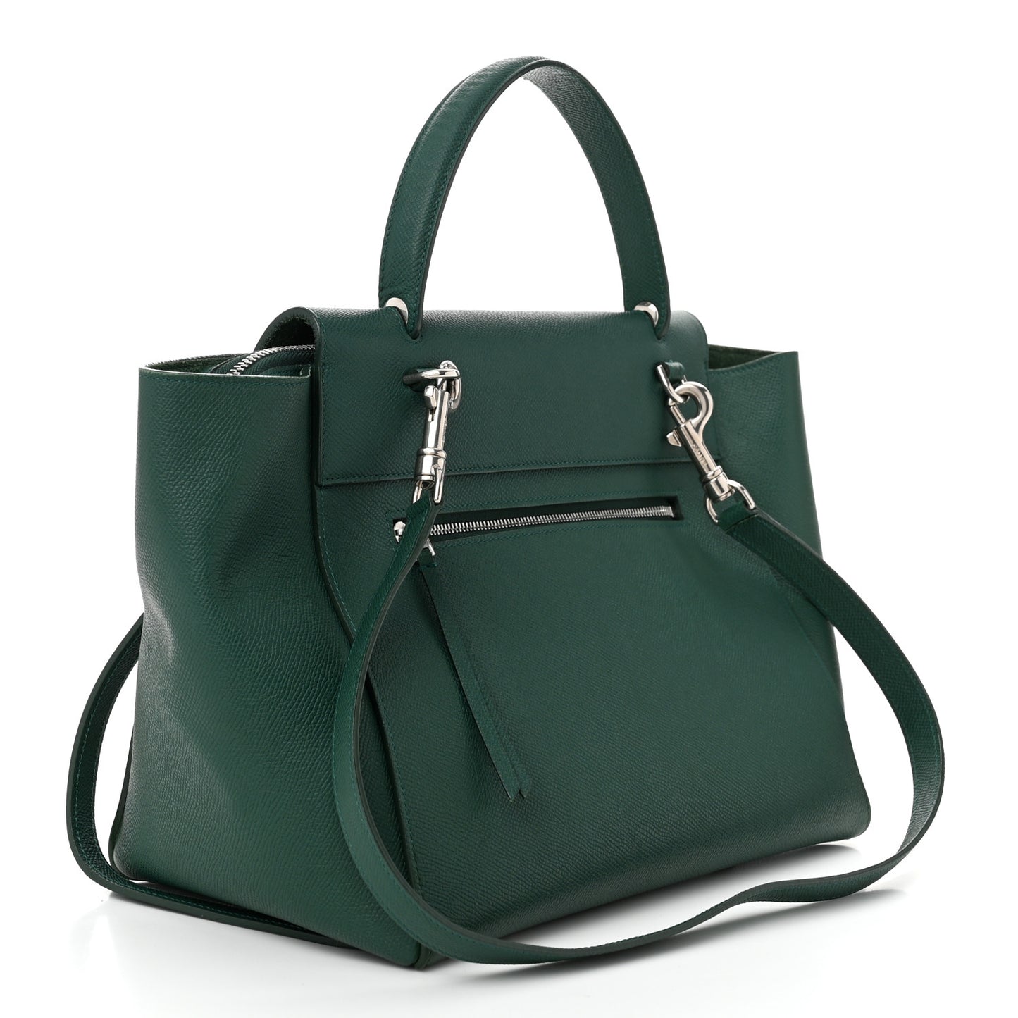 Grained Calfskin Mini Belt Bag Light Emerald