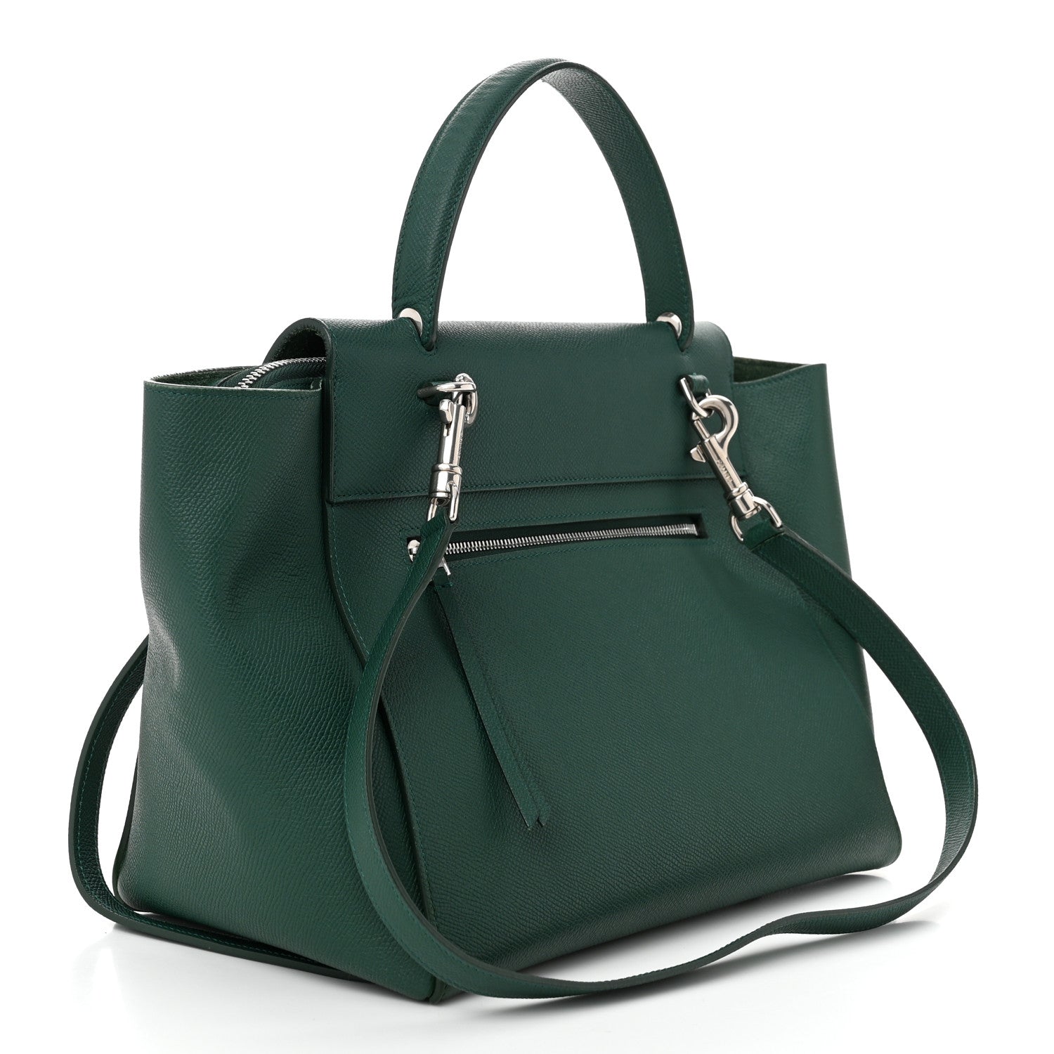 Celine Grained Calfskin Mini Belt Bag Light Emerald 3 of 12