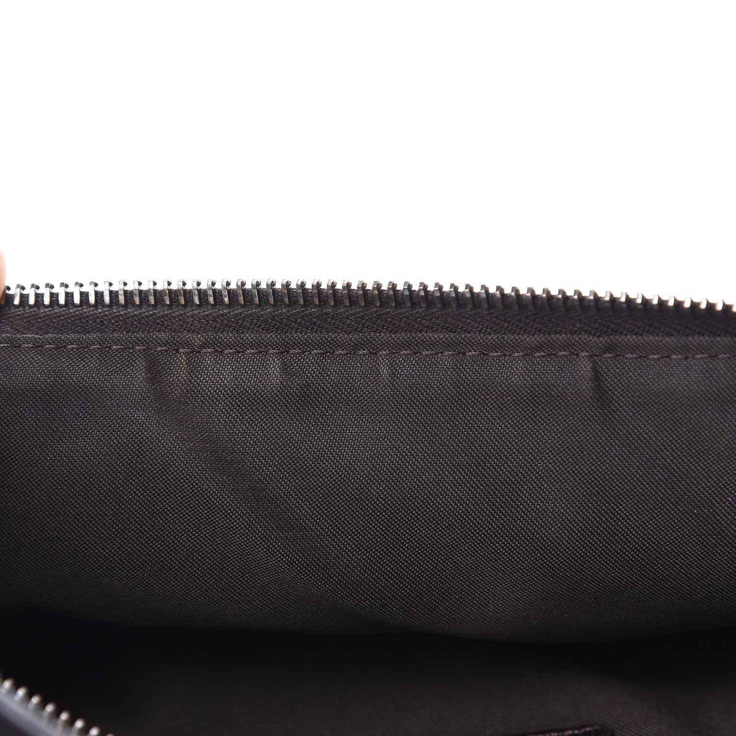 Fendi Zucchino Pochette Dark Brown 12 of 12
