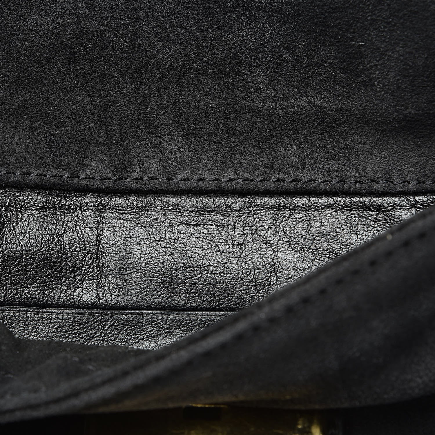 Louis Vuitton Suede SC Slim Clutch Asphalt 6 of 9