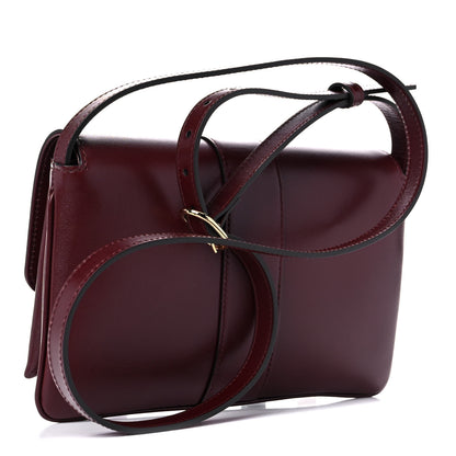 Gucci Vitello Palmellato Lux Small Arli Flap Shoulder Bag Vintage Bordeaux 3 of 9