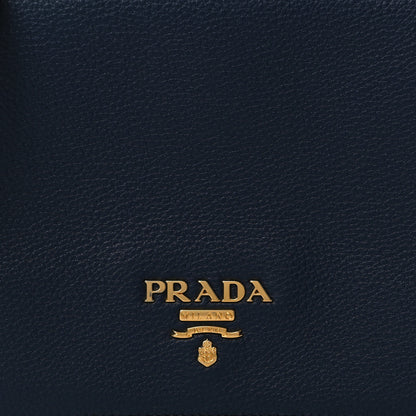 Prada Vitello Daino Crossbody Flap Baltico 8 of 10