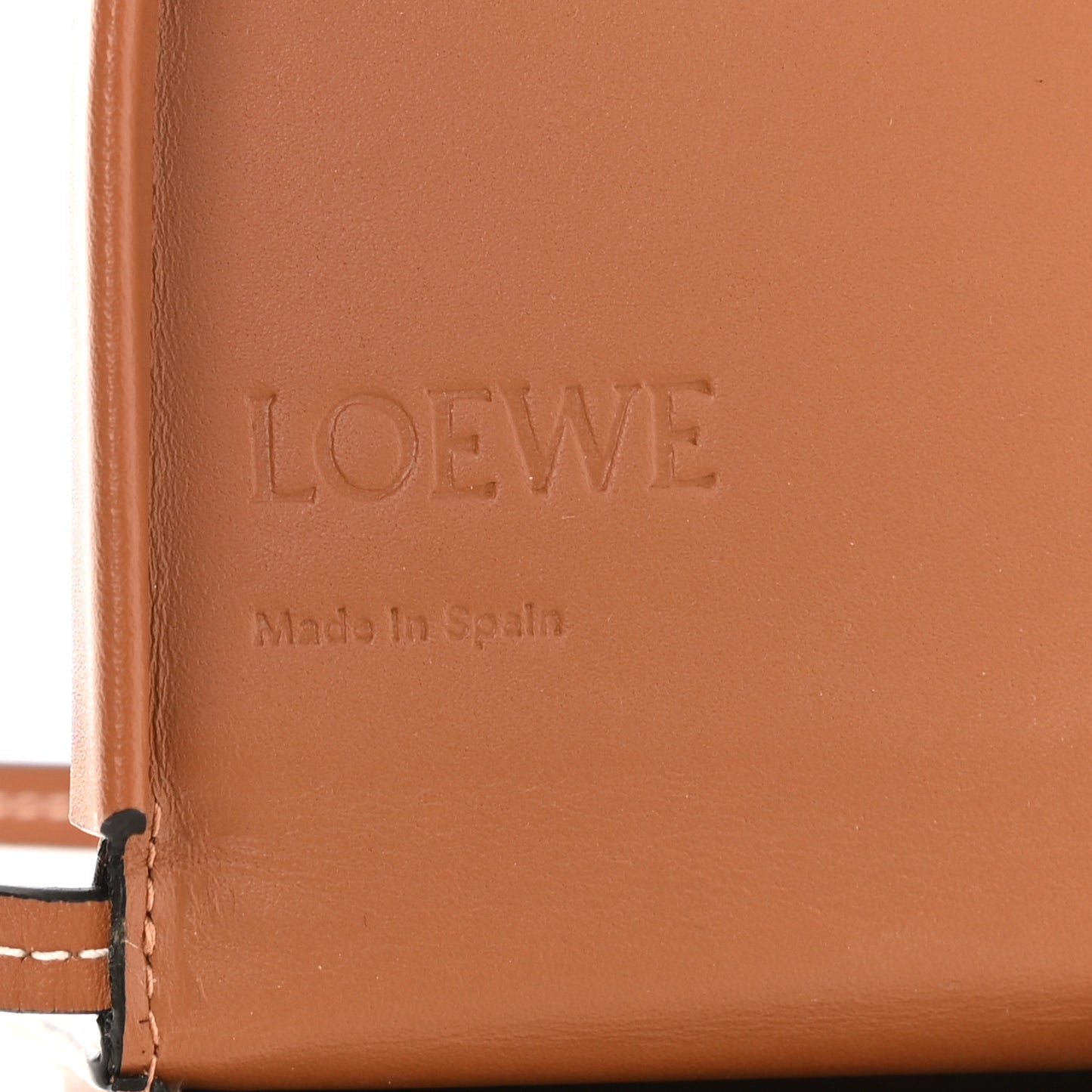 Soft Calfskin Small Heel Bag Tan