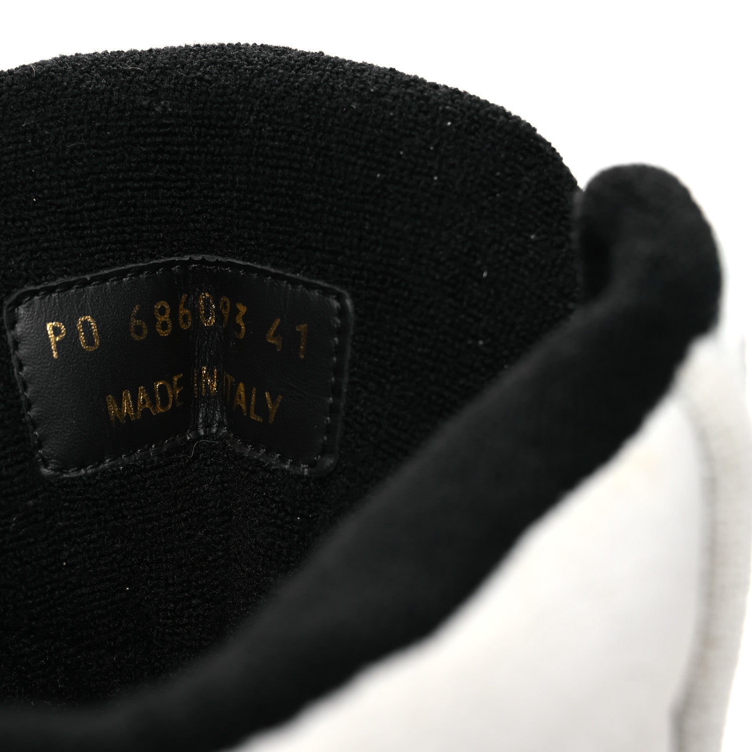 Saint Laurent Calfskin Smith High Top Sneakers 41 White Black 10 of 11