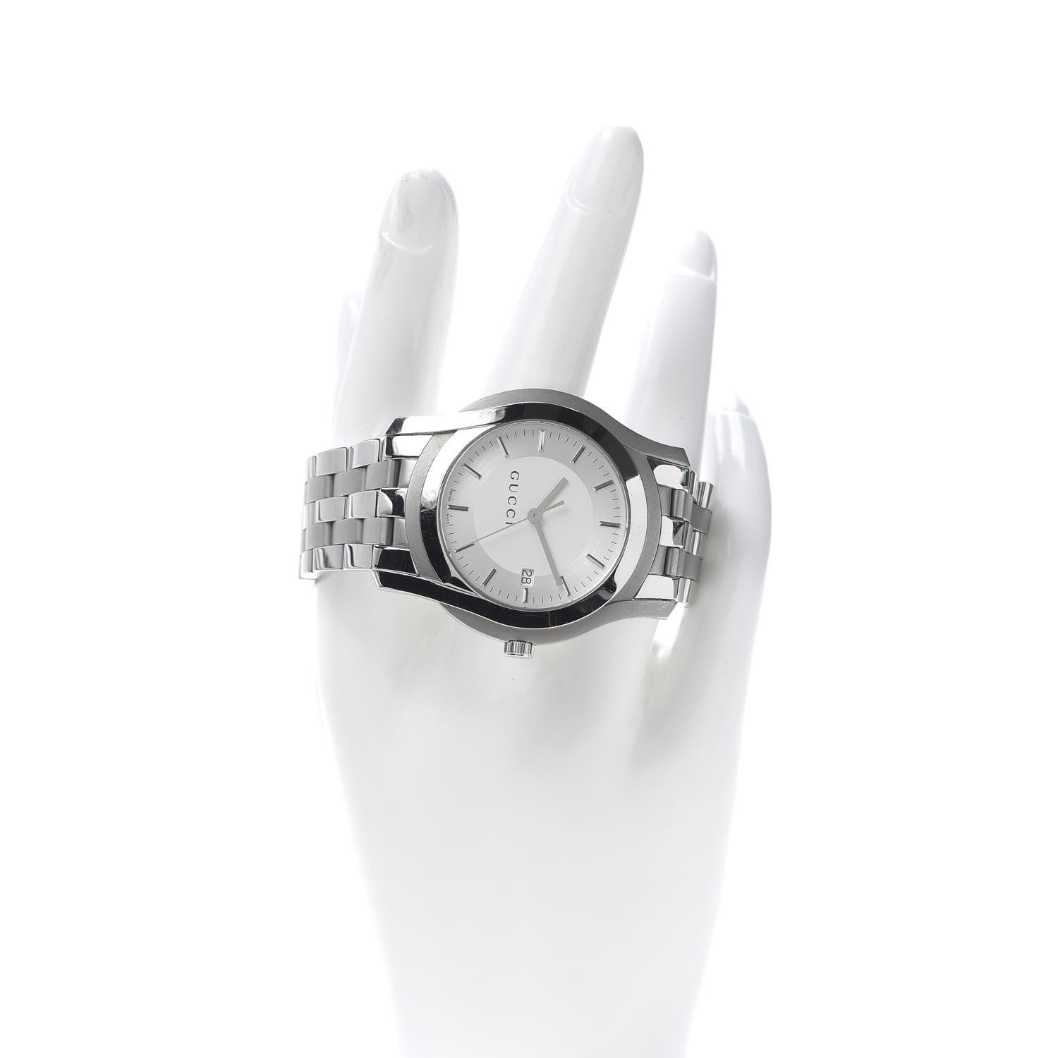 Gucci Stainless Steel 38mm 5500XL Quartz Watch 2 of 6