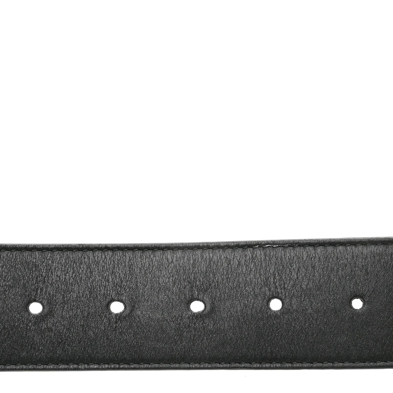 Gucci Moon Calfskin Pearl Double G 40mm Belt 80 32 Black Cream 3 of 6