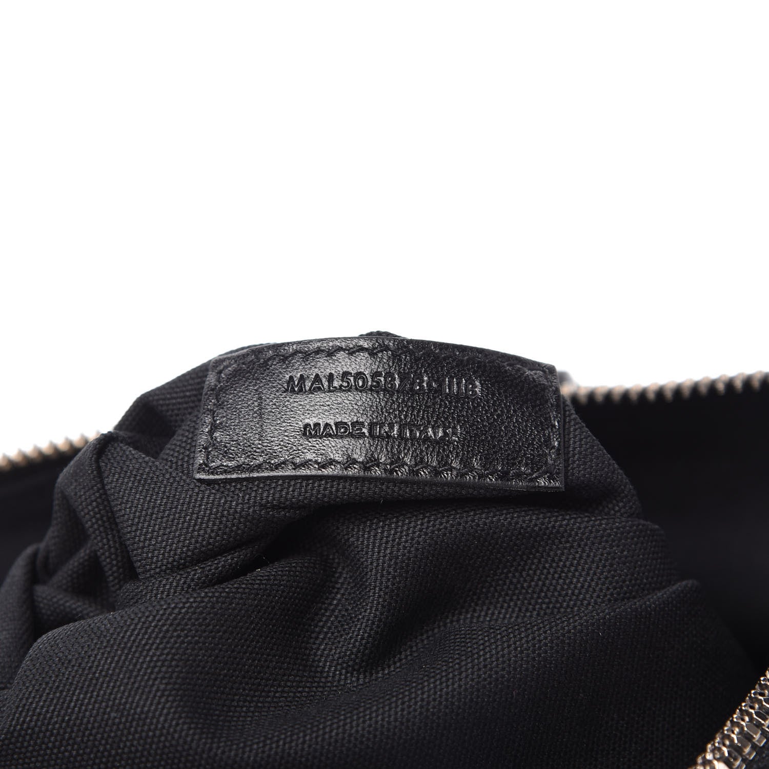 Saint Laurent Canvas Calfskin Belted Flat Messenger Bag Black 9 of 10