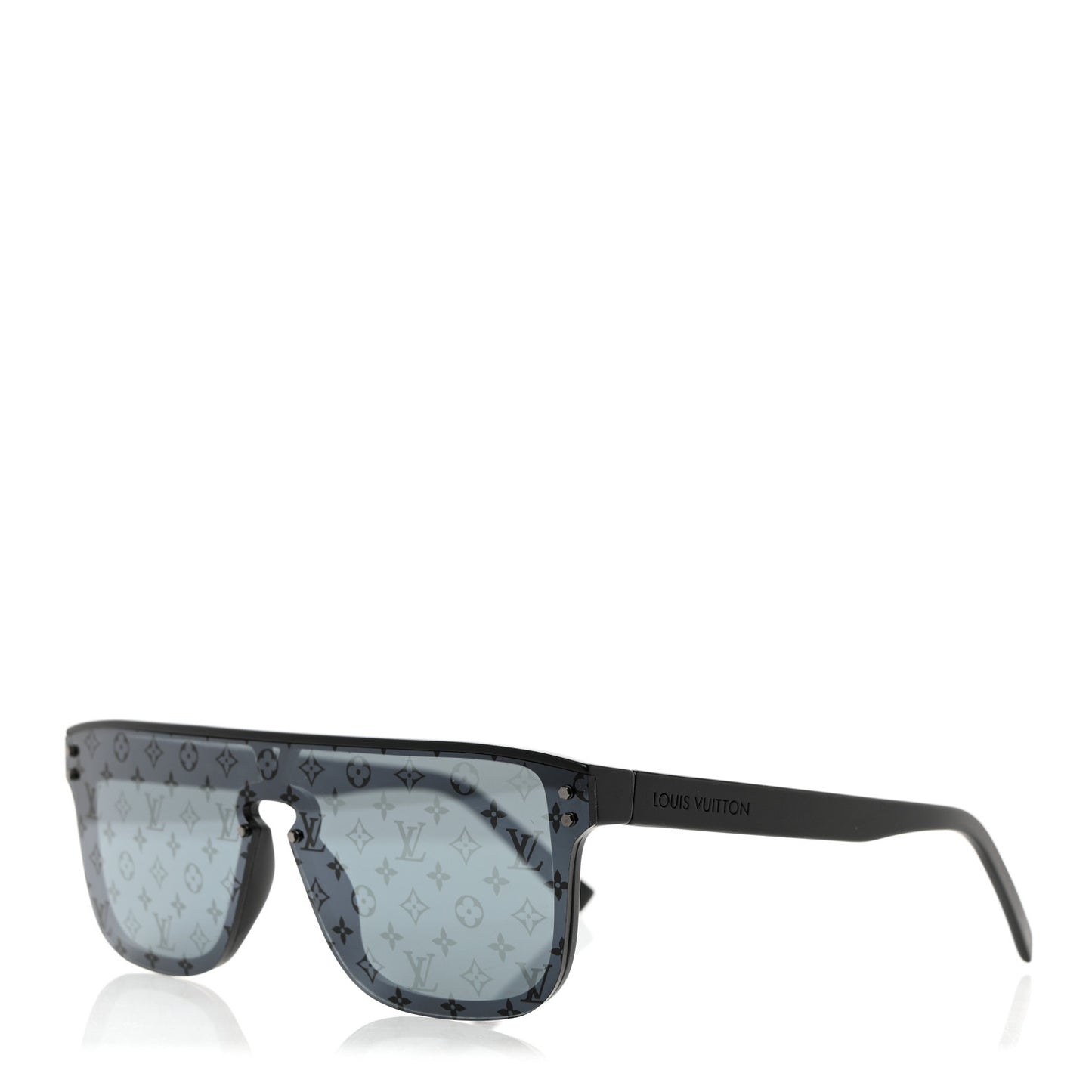 Acetate LV Waimea Square Sunglasses Z1082W Black
