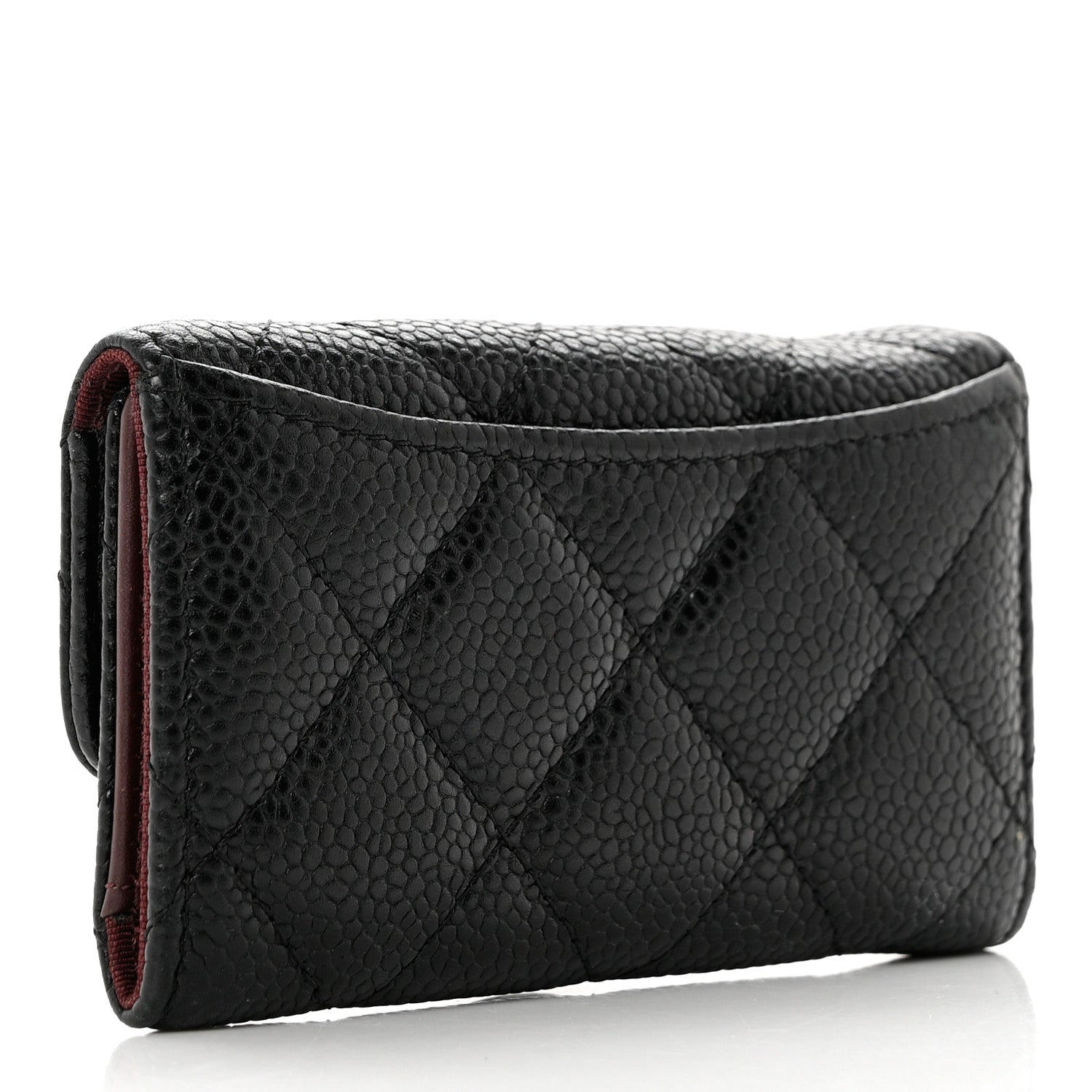 Chanel Caviar Quilted 6 Key Holder Black 3 of 8