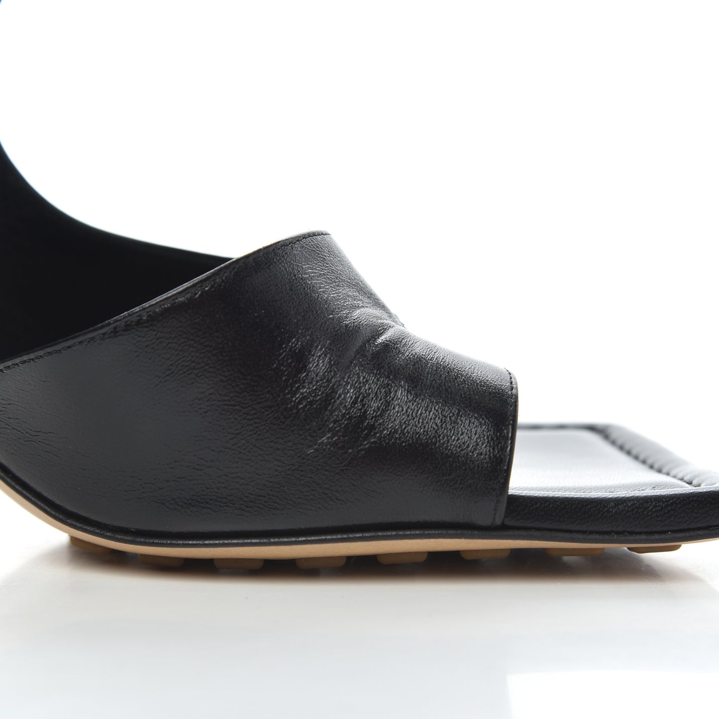 Nappa Crunch Lux Sandals 38.5 Black