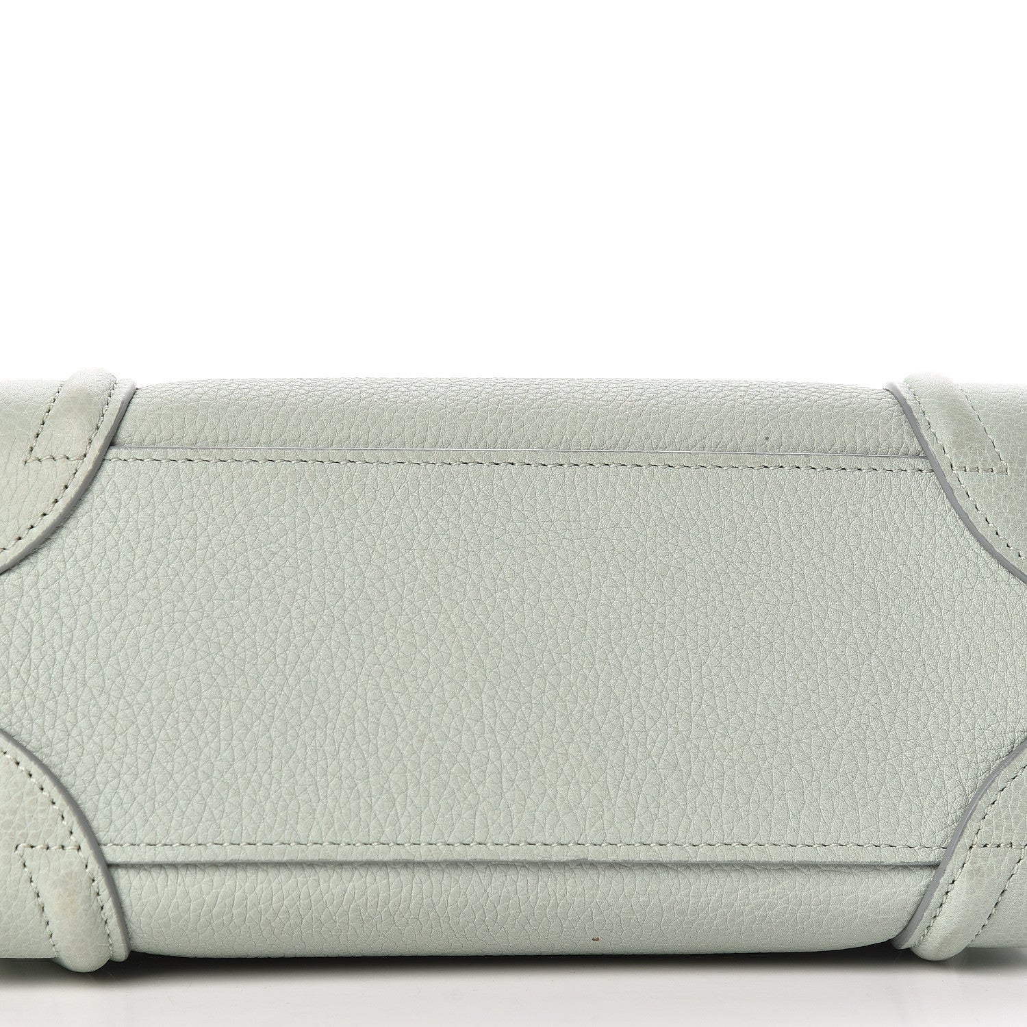 Celine Drummed Calfskin Nano Luggage Almond 14 of 18