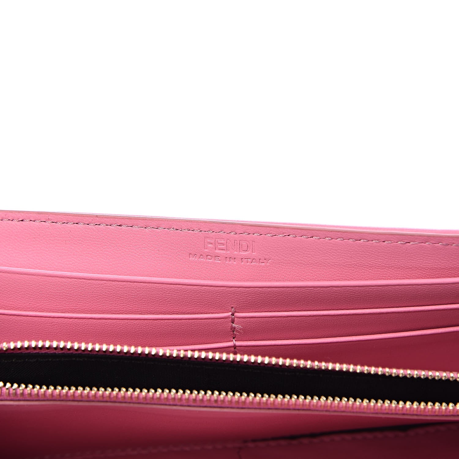 Fendi Nappa Matisse FF Embossed Continental Wallet On Chain Lollypop 6 of 13