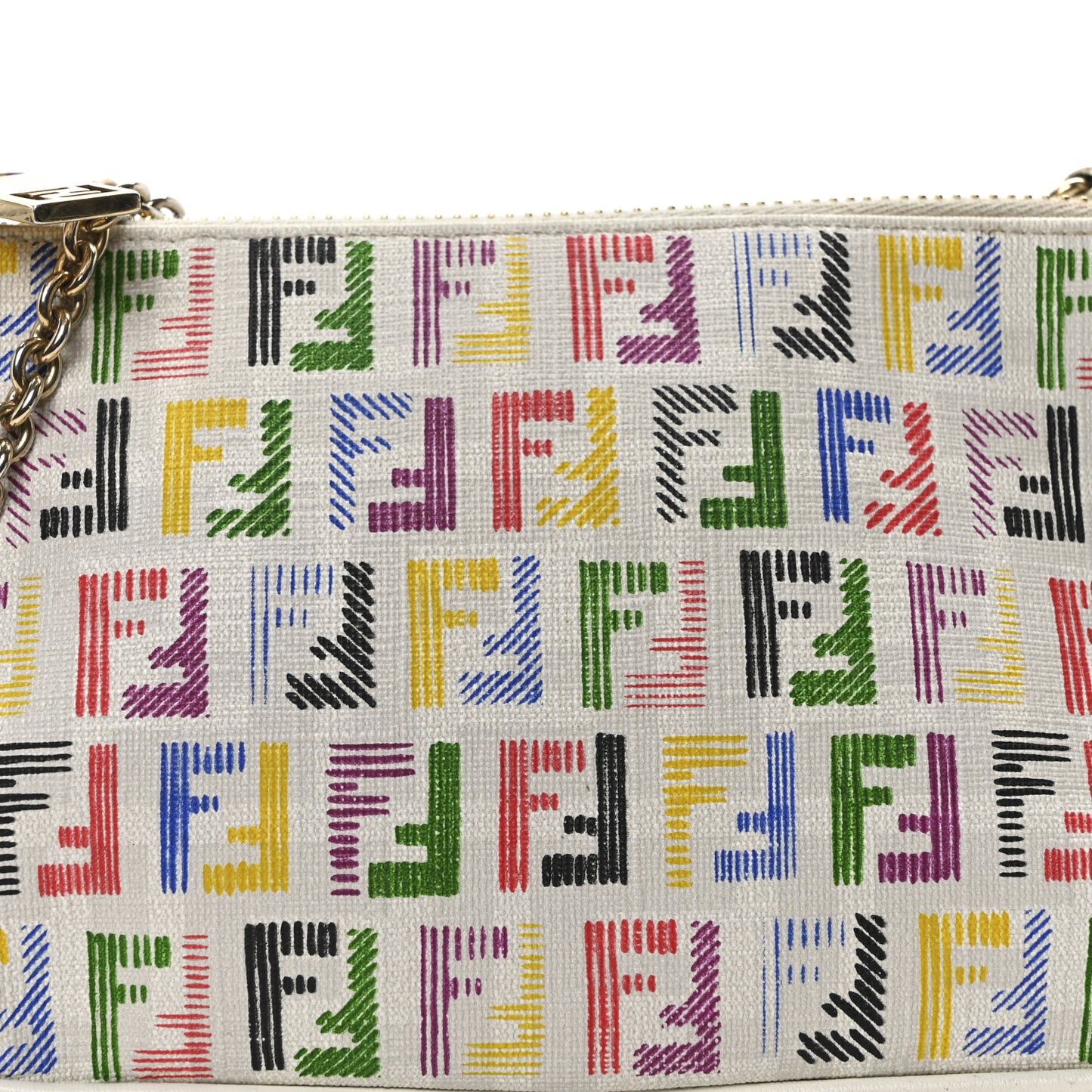 Zucchino Spalmati FF Multicolor Pochette White Multicolor