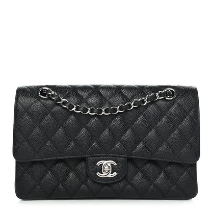 Chanel Caviar Quilted Medium Double Flap Black 1 of 11