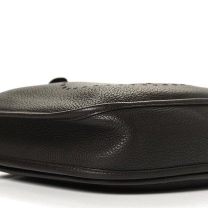 Hermes Taurillon Clemence Evelyne III PM Chocolate 8 of 11