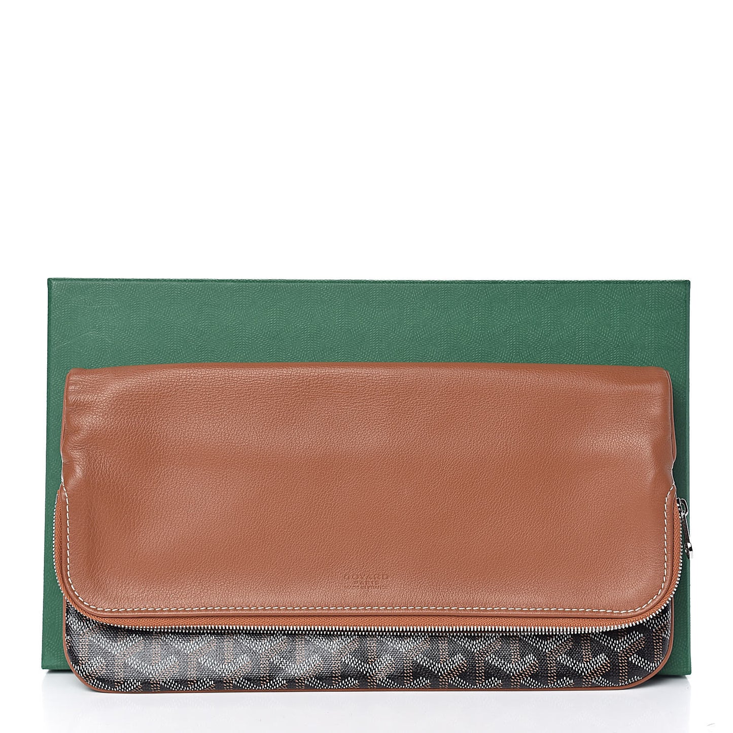 Goyardine Sainte Marie Soft Clutch Black Gold