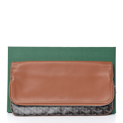 Goyard Goyardine Sainte Marie Soft Clutch Black Gold 7 of 7