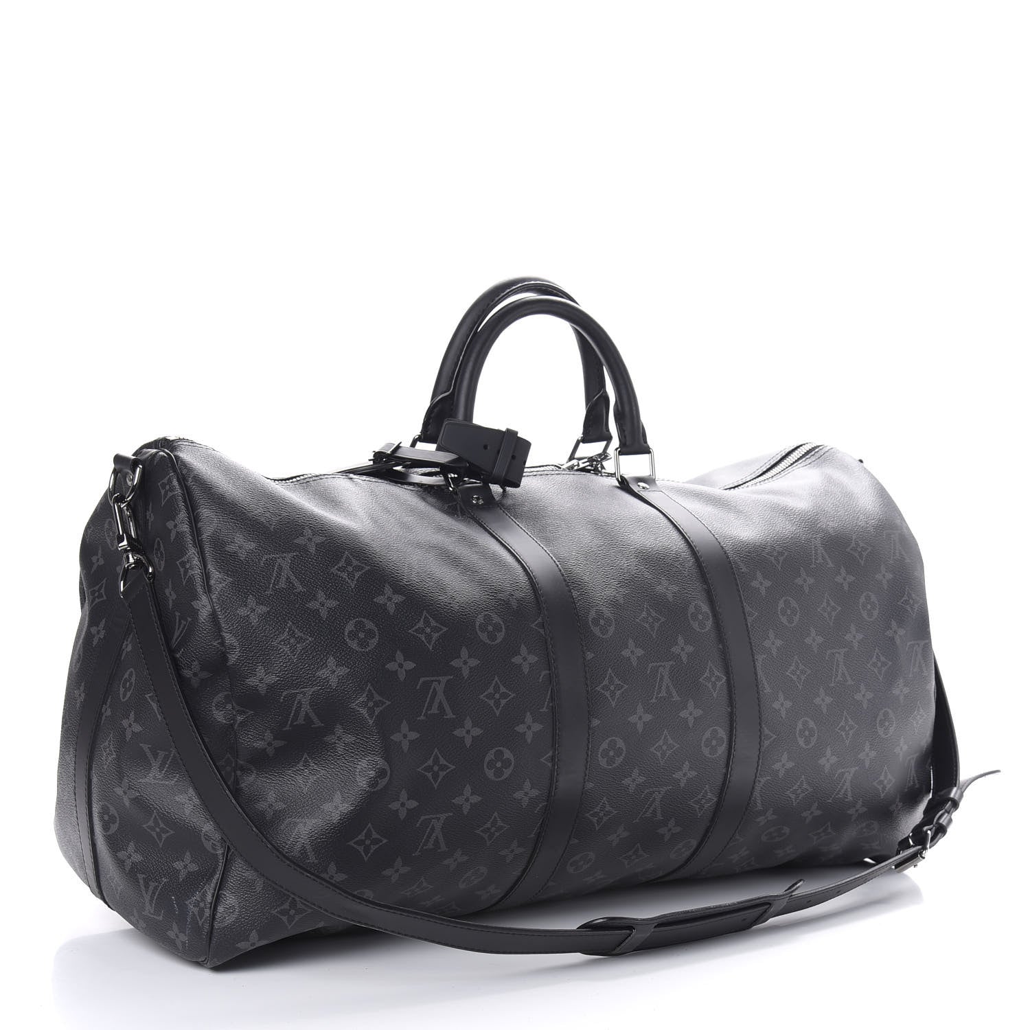 Louis Vuitton Monogram Eclipse Keepall Bandouliere 55 2 of 11