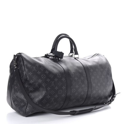 Louis Vuitton Monogram Eclipse Keepall Bandouliere 55 2 of 11