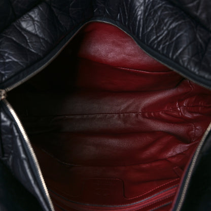 Chanel Lambskin Quilted Large Coco Cocoon Tote Navy 5 of 10