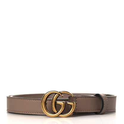 Gucci Calfskin Double G 20mm Belt 80 32 Porcelain Rose 1 of 6