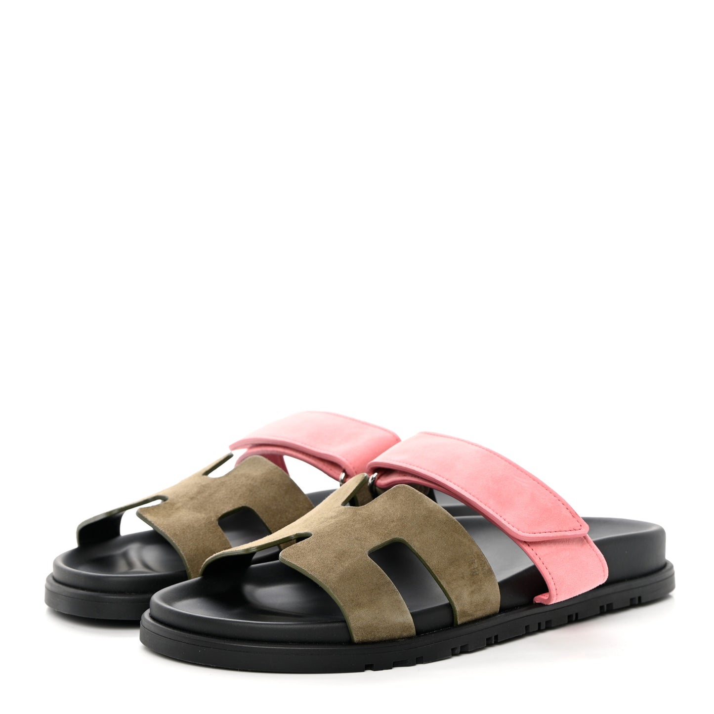 Suede Goatskin Womens Chypre Sandals 37.5 Toundra Rose Du Desert