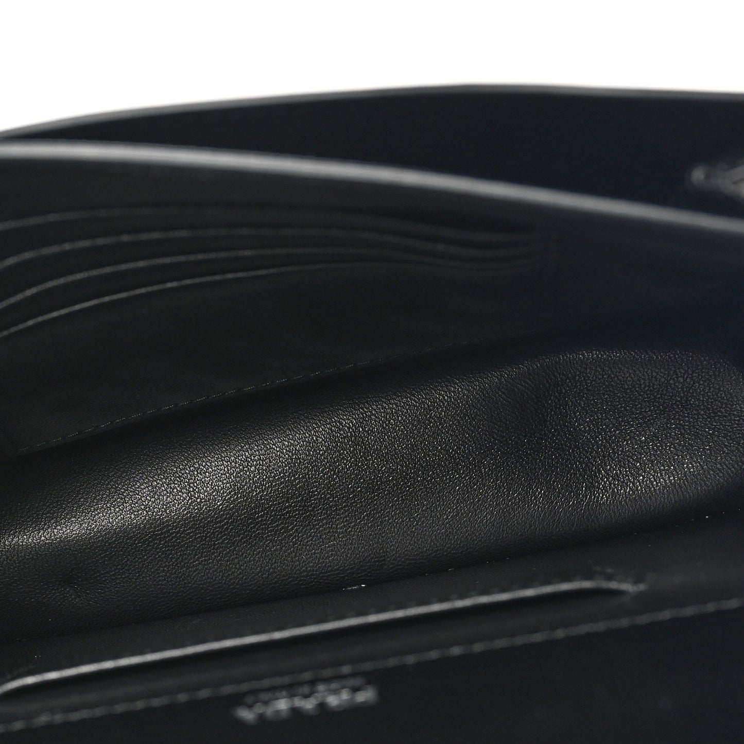 Saffiano City Calf Mini Envelope Bag Black Black