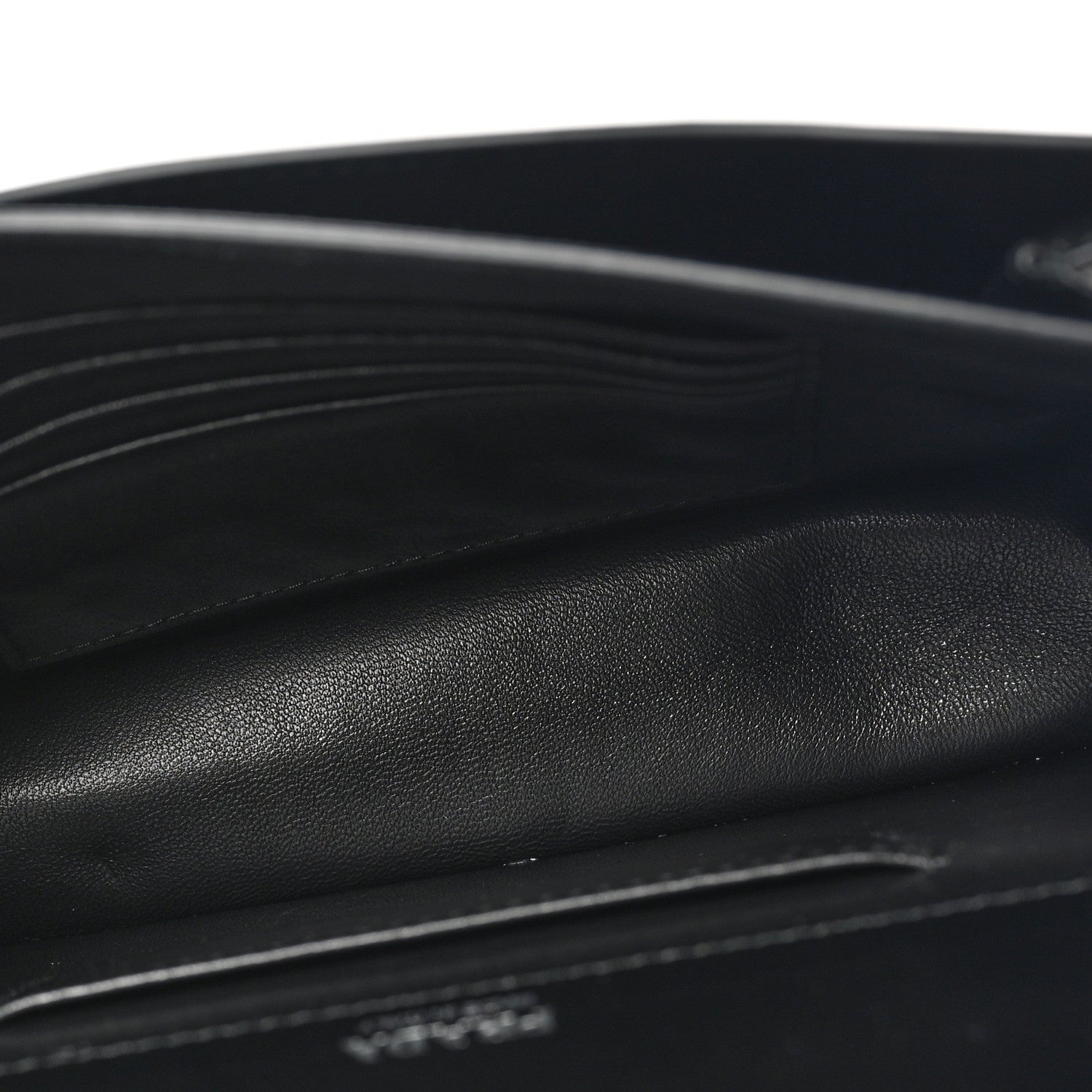 Prada Saffiano City Calf Mini Envelope Bag Black Black 6 of 11