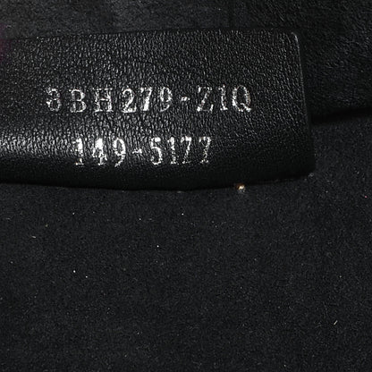Fendi Calfskin Shearling Petite 3Jours Tote Tan 11 of 12