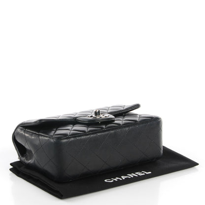 Chanel Lambskin Quilted Mini Rectangular Flap Black 5 of 9