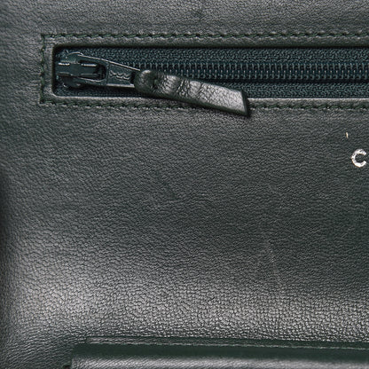Chanel Lambskin Quilted Boy Wallet On Chain WOC Green 13 of 14