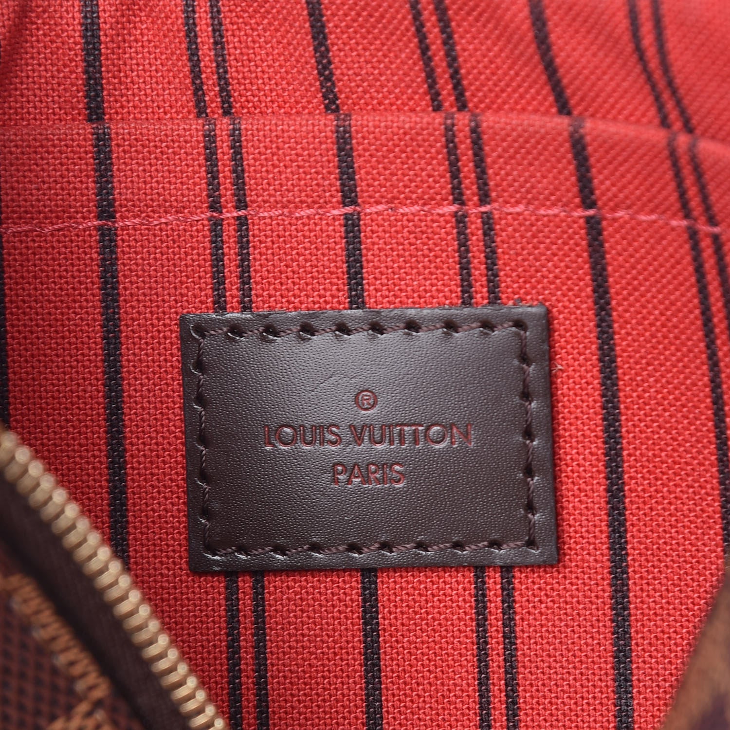 Louis Vuitton Damier Ebene Neverfull MM GM Pochette 6 of 9
