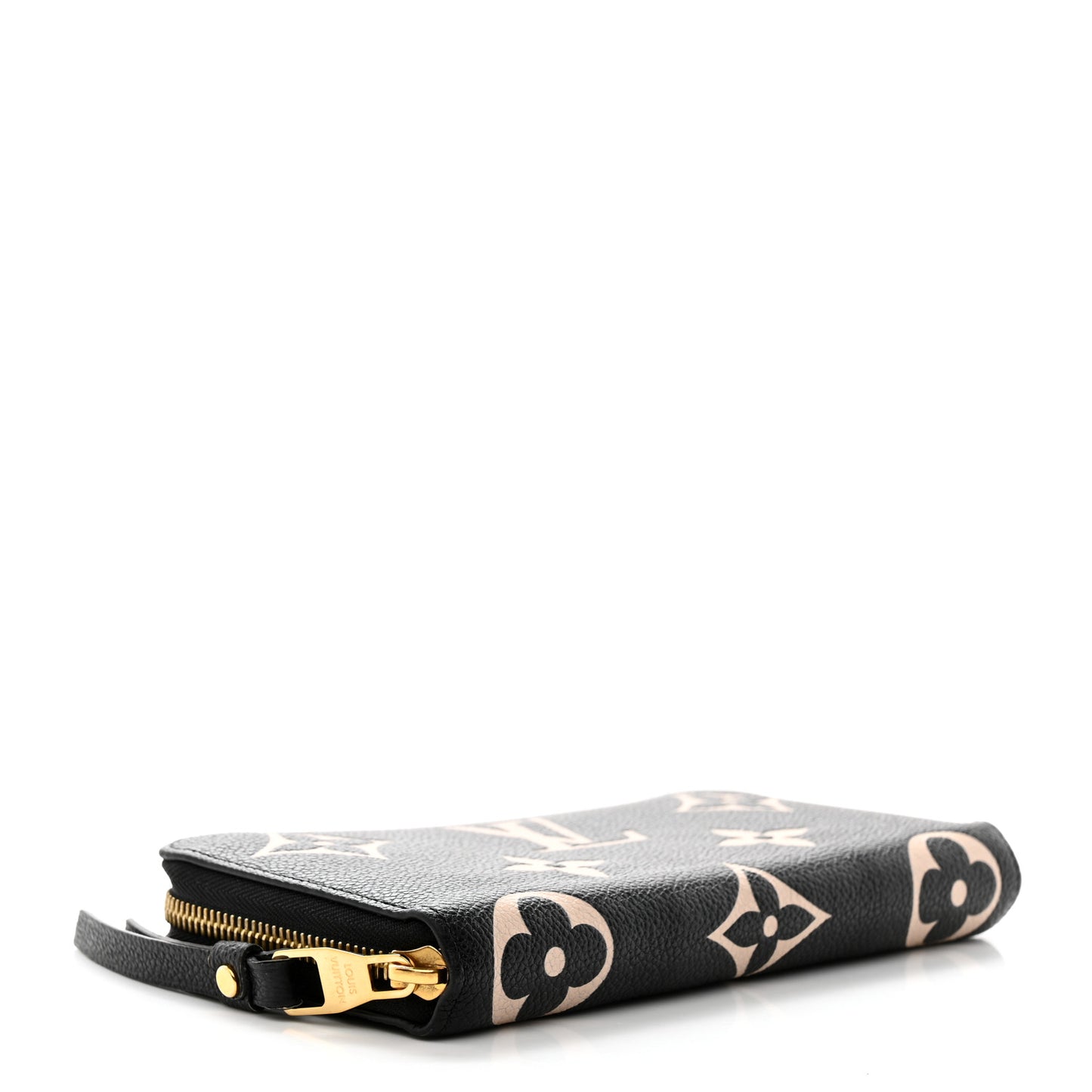 Empreinte Monogram Giant Zippy Wallet Black Beige