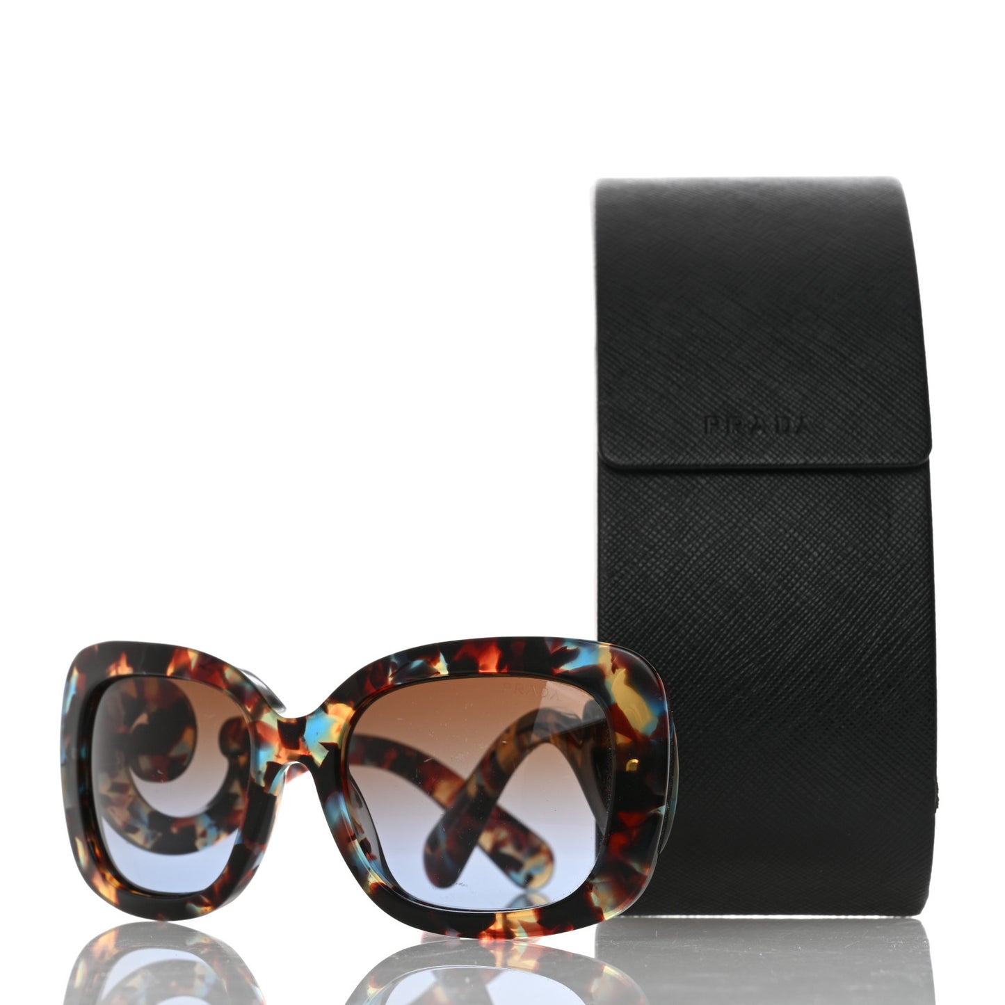 Baroque Sunglasses Tortoise Blue