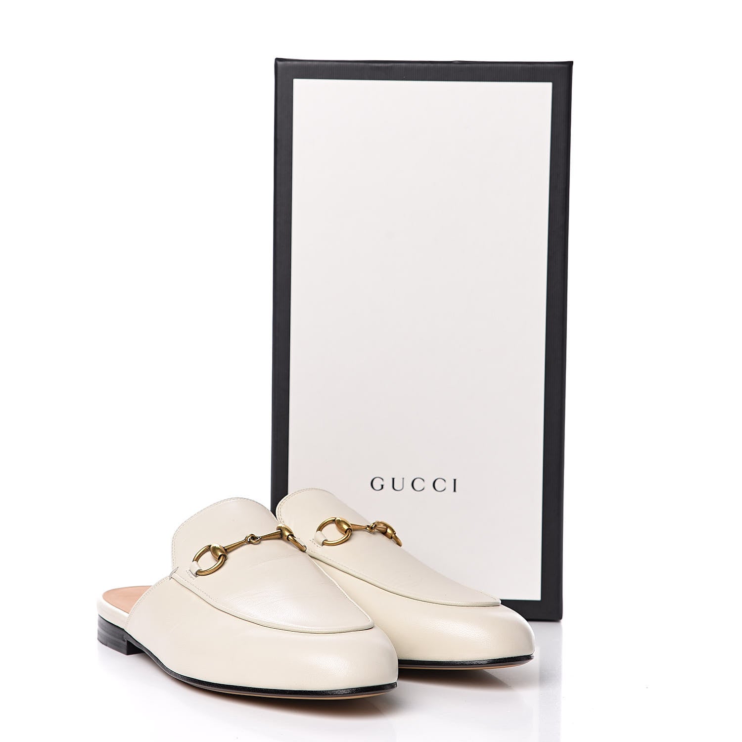 Gucci Malaga Kid Womens Princetown Slippers 38 Mystic White 10 of 10