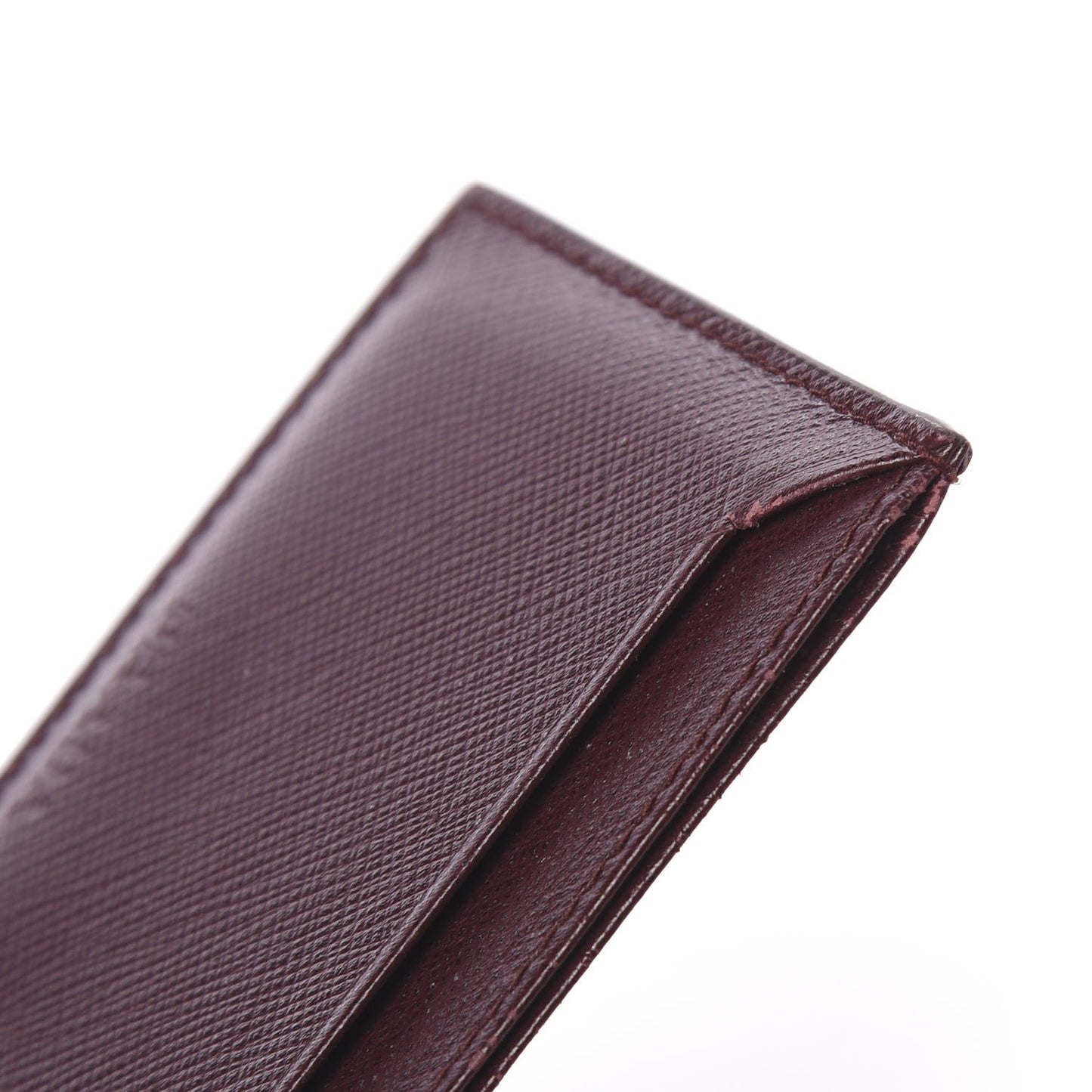 Saffiano Greche Card Holder Granato Petalo Marmo