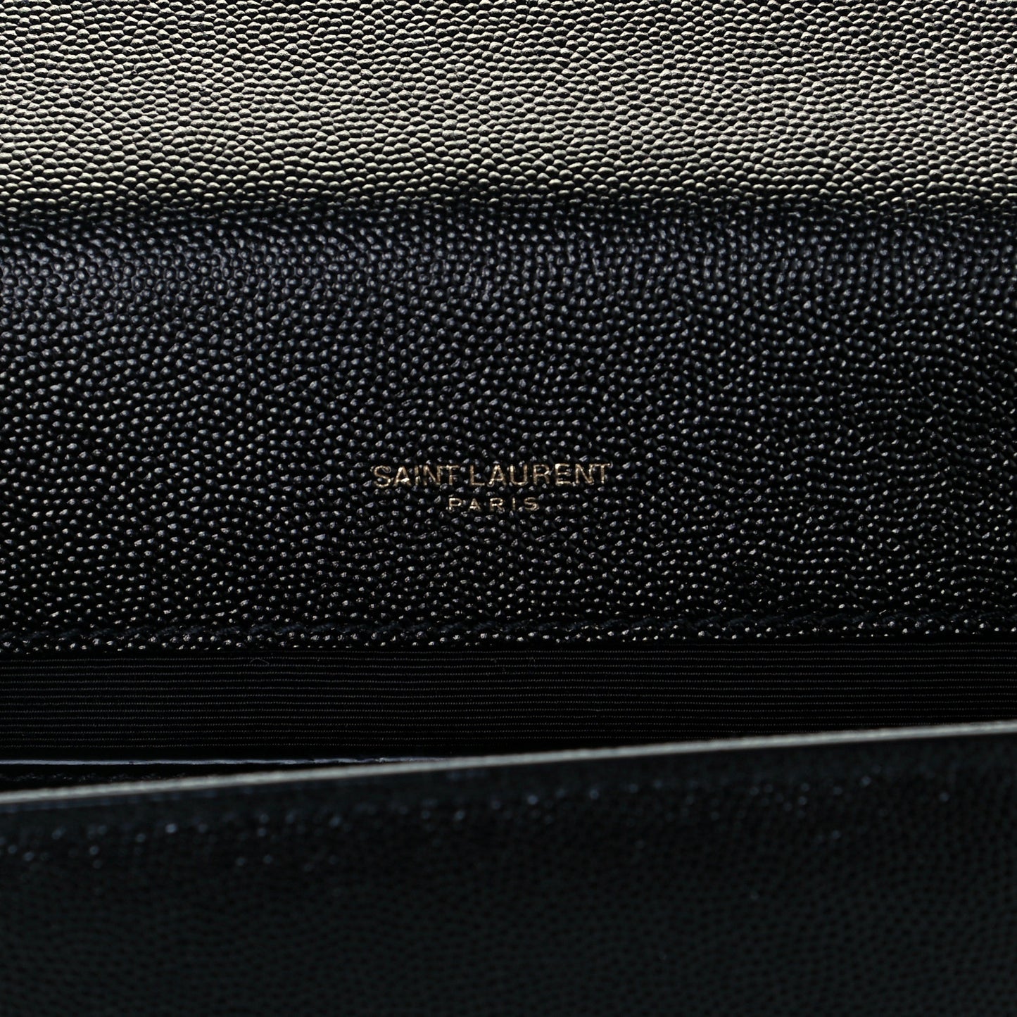 Grain De Poudre Medium Classic Monogram Kate Satchel Black