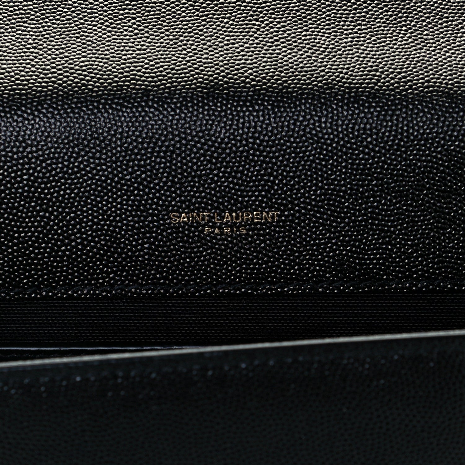Saint Laurent Grain De Poudre Medium Classic Monogram Kate Satchel Black 6 of 11