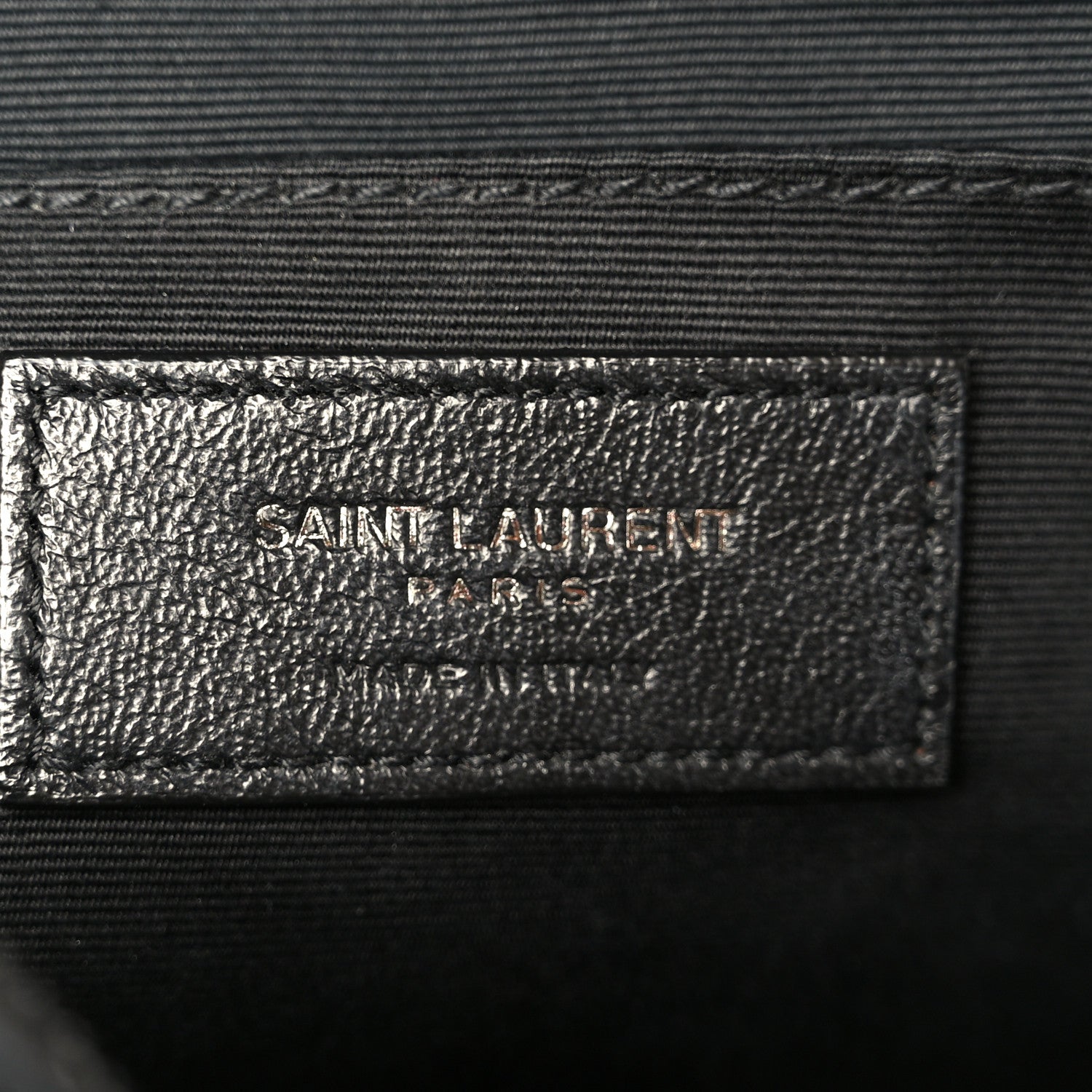Saint Laurent Calfskin Matelasse Monogram Monochrome Lou Camera Bag Black 6 of 11