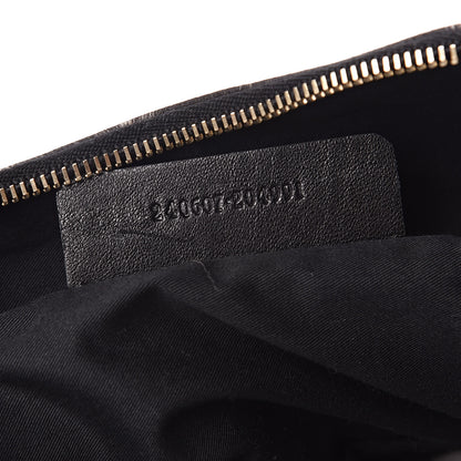Alexander McQueen Silk Pony Print De Manta Clutch Black 7 of 7