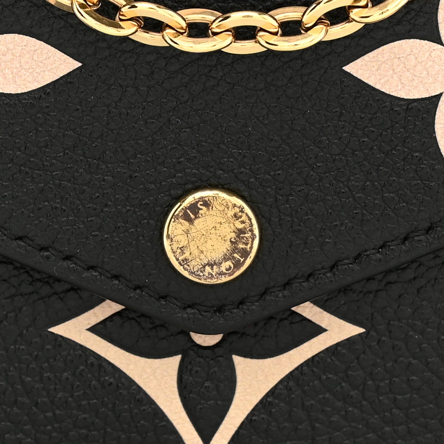 Empreinte Monogram Giant Felicie Pochette Black Beige