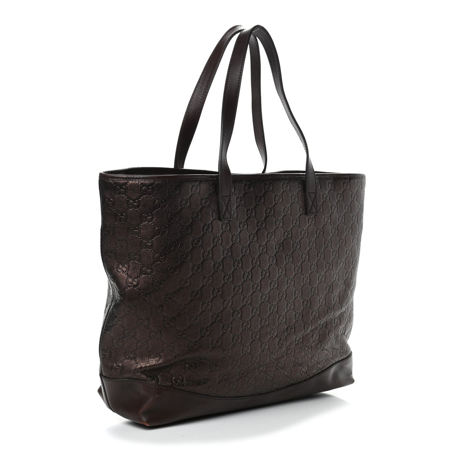 Guccissima Large Tote Bronze