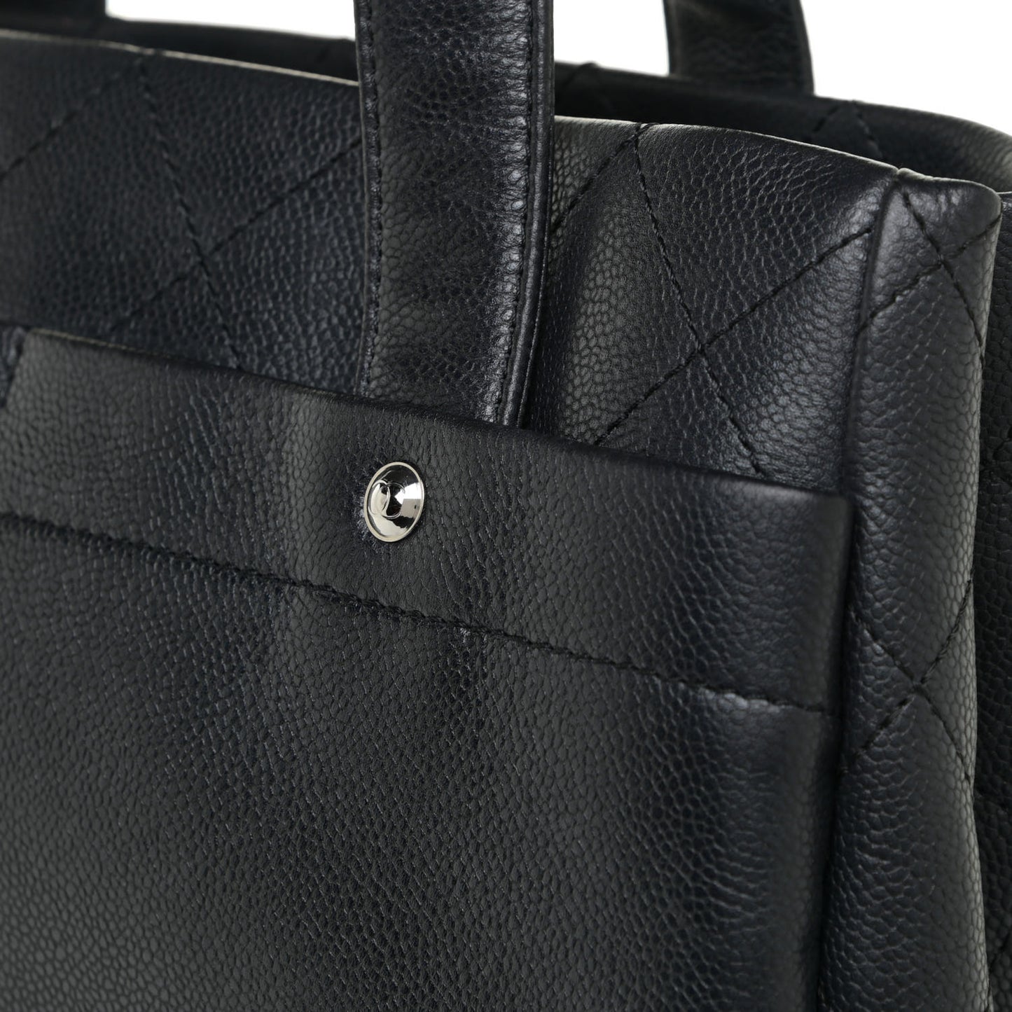 Caviar Executive Cerf Shopper Tote Black