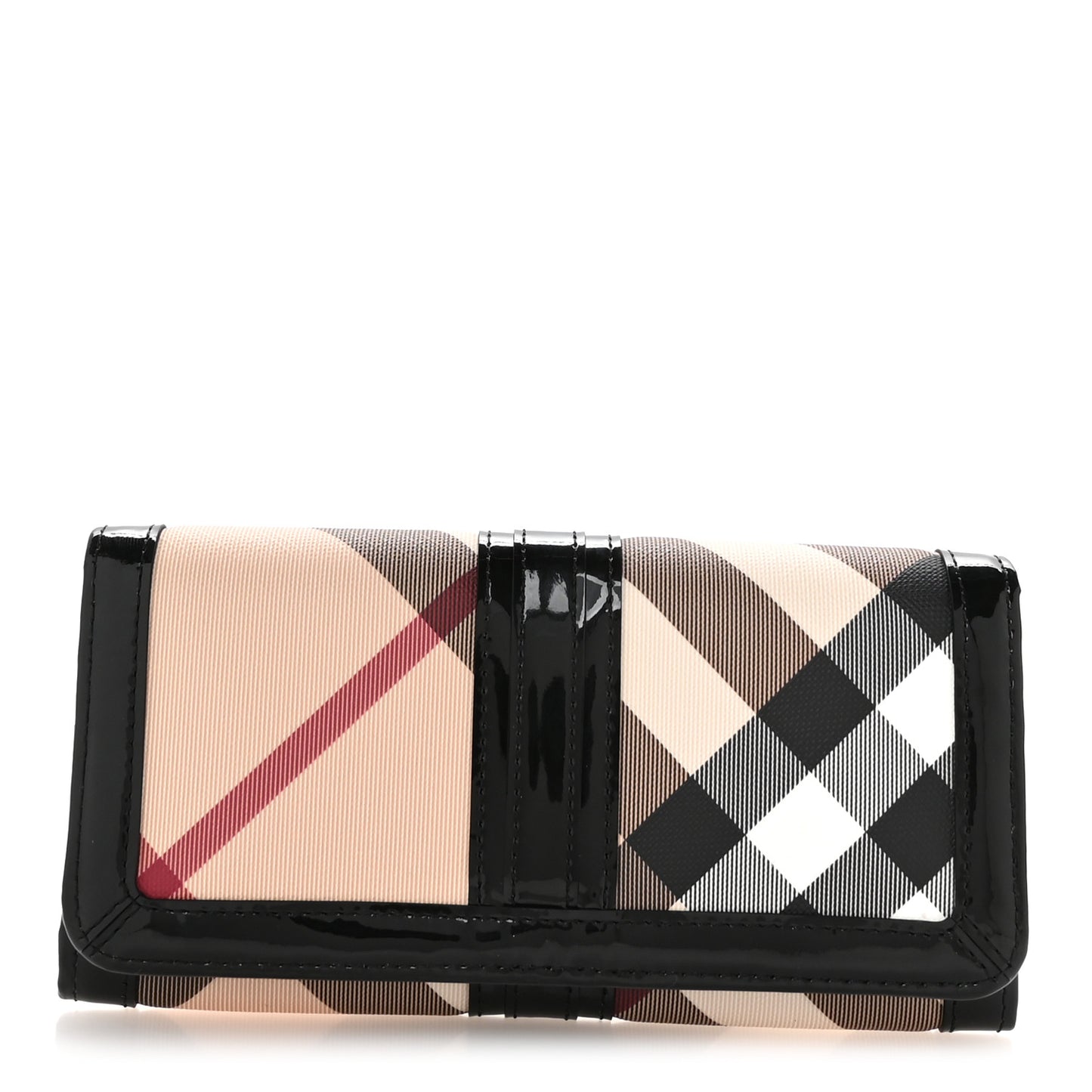 Nova Check Penrose Continental Wallet Black